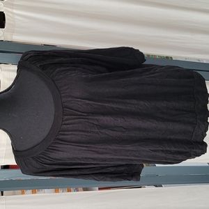 (4172) Zenana Signature. Black Top, Blouse, Size 2X